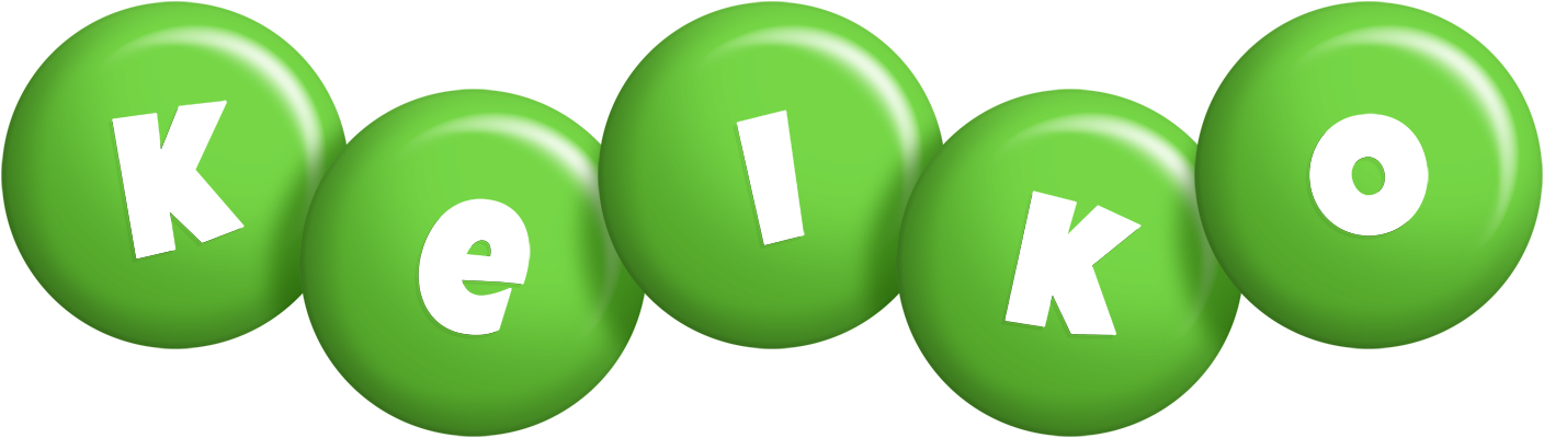 Keiko candy-green logo