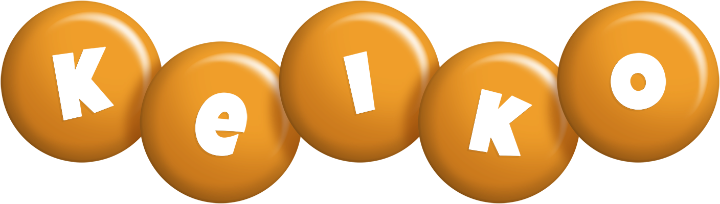 Keiko candy-orange logo