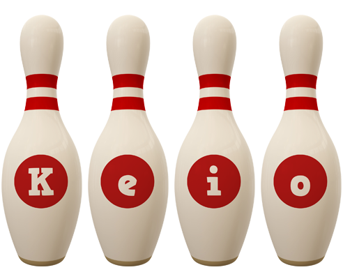 Keio bowling-pin logo