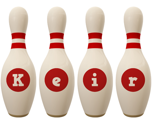 Keir bowling-pin logo