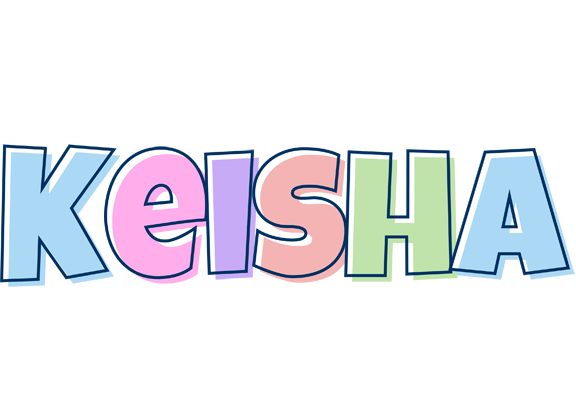 Keisha pastel logo