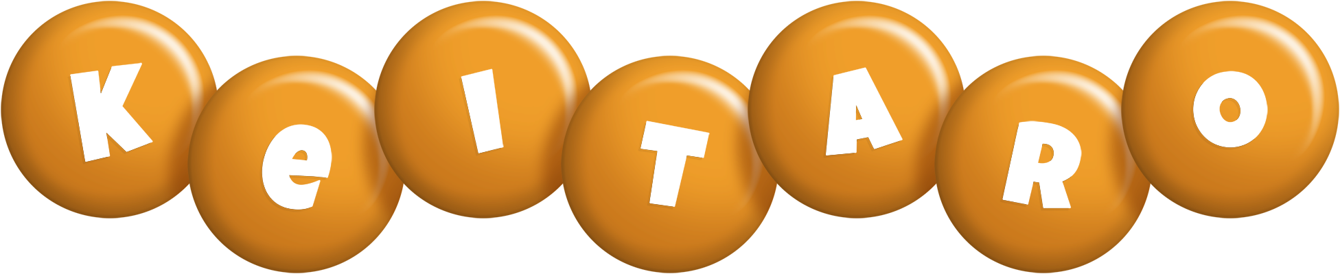 Keitaro candy-orange logo