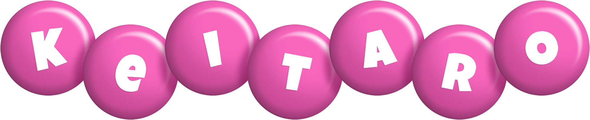 Keitaro candy-pink logo
