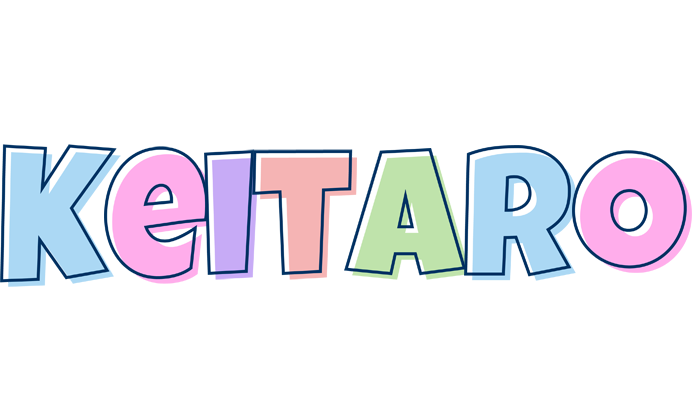 Keitaro pastel logo
