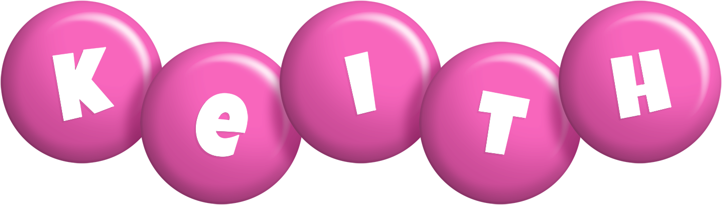 Keith candy-pink logo