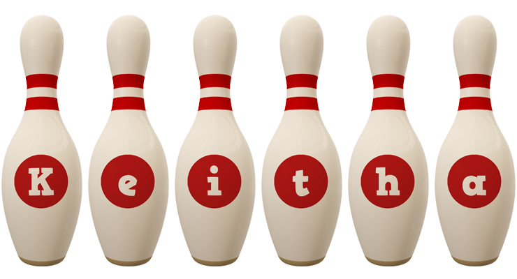 Keitha bowling-pin logo