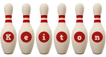 Keiton bowling-pin logo