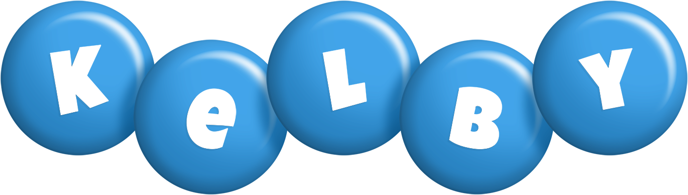 Kelby candy-blue logo