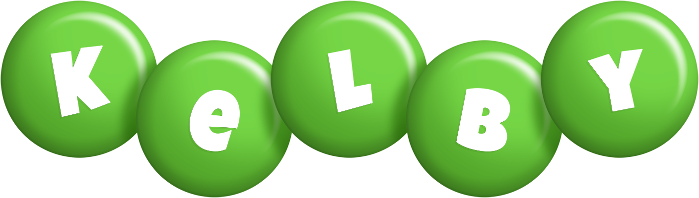 Kelby candy-green logo