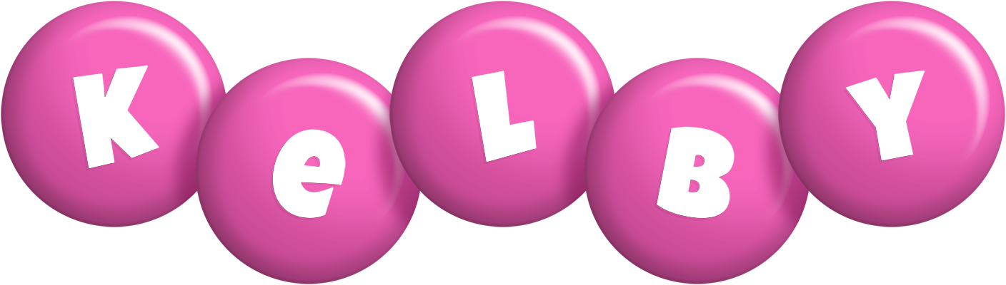 Kelby candy-pink logo