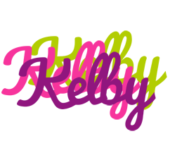 Kelby flowers logo