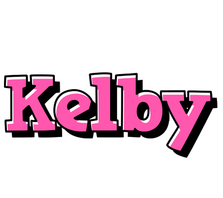 Kelby girlish logo