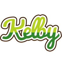 Kelby golfing logo