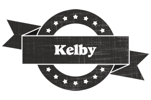 Kelby grunge logo