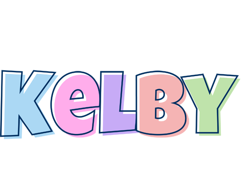 Kelby pastel logo