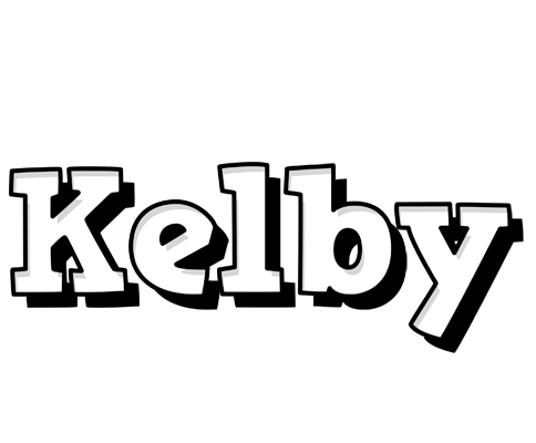 Kelby snowing logo