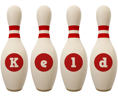 Keld bowling-pin logo