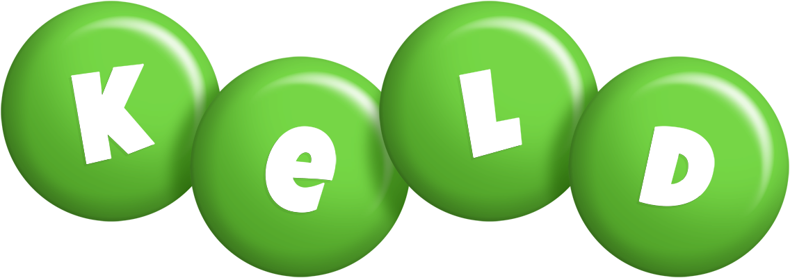 Keld candy-green logo