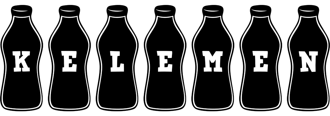 Kelemen bottle logo