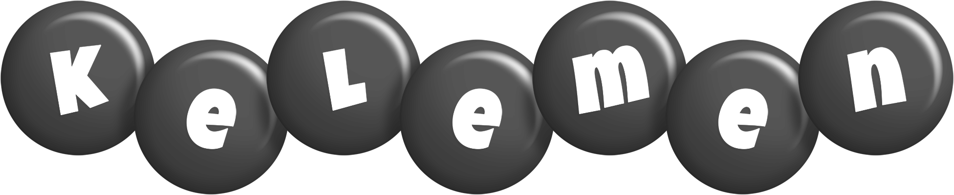Kelemen candy-black logo