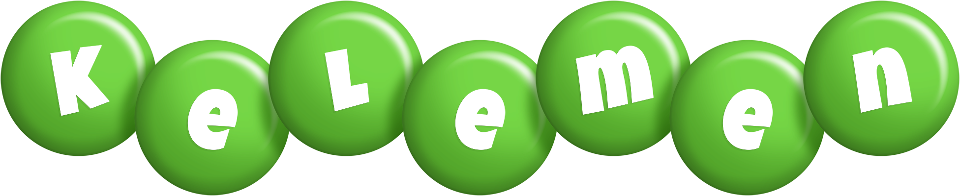 Kelemen candy-green logo