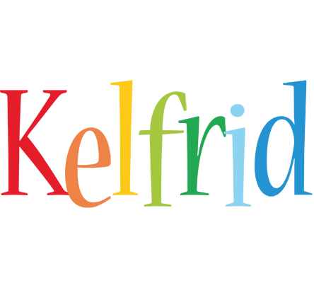 Kelfrid birthday logo