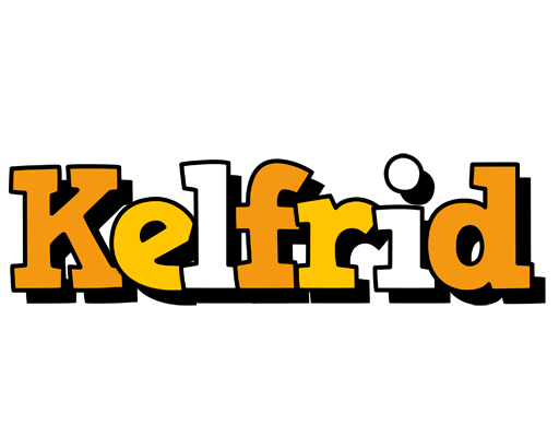 Kelfrid cartoon logo