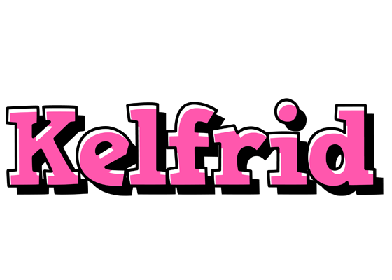 Kelfrid girlish logo