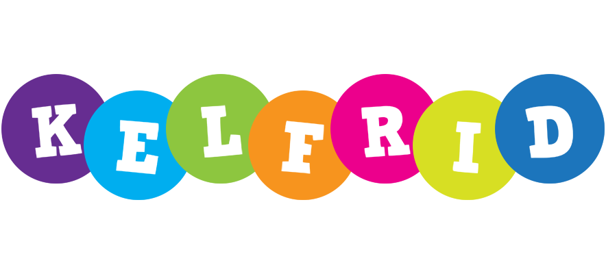 Kelfrid happy logo