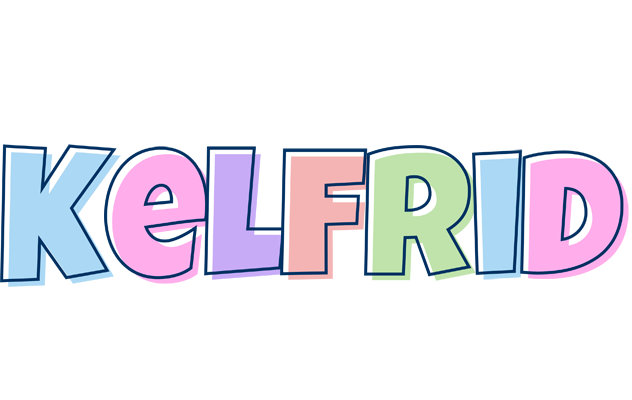 Kelfrid pastel logo