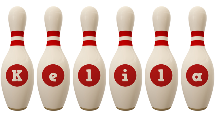 Kelila bowling-pin logo