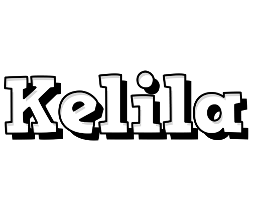 Kelila snowing logo