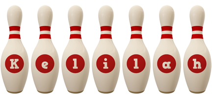 Kelilah bowling-pin logo