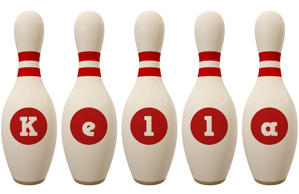 Kella bowling-pin logo
