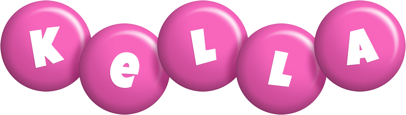 Kella candy-pink logo