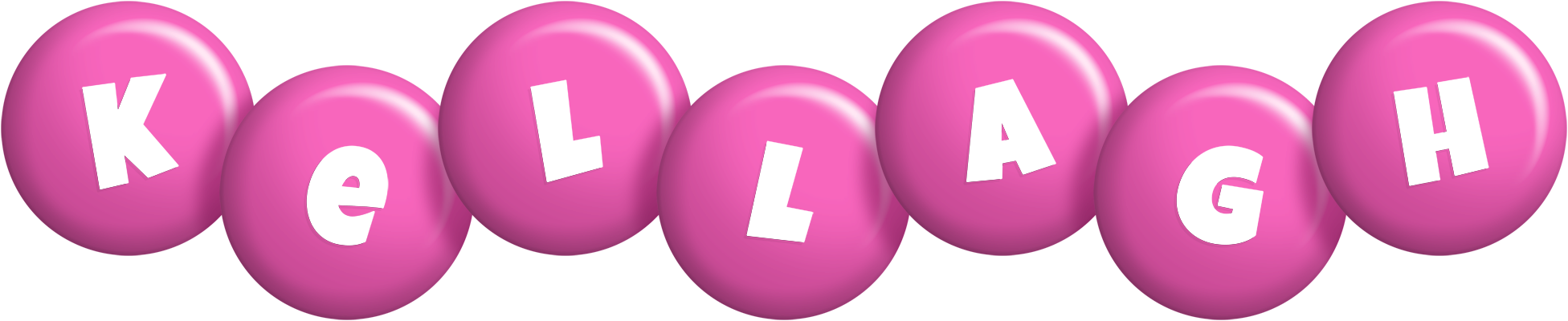 Kellagh candy-pink logo