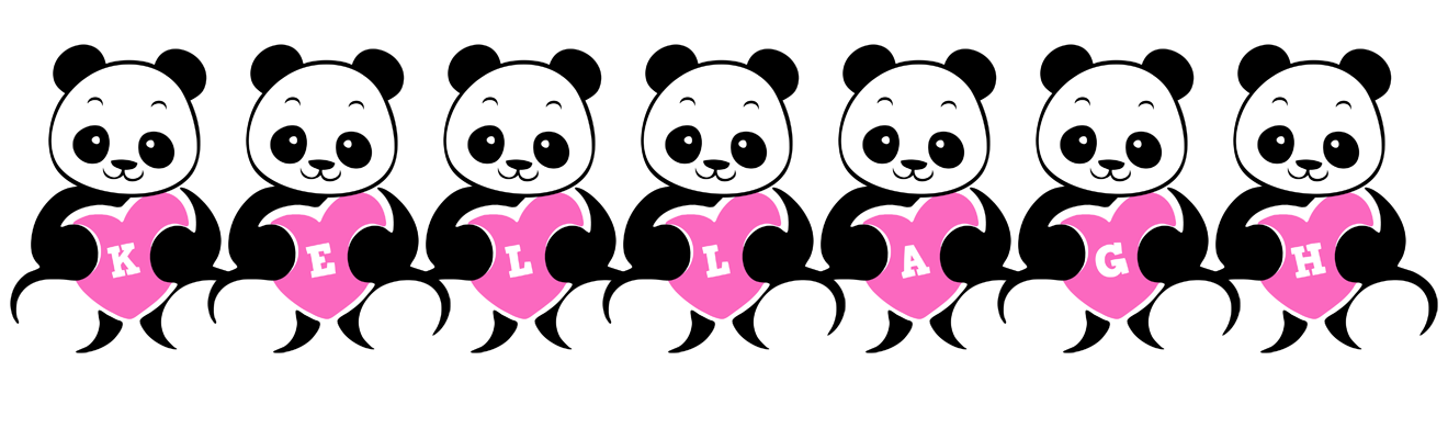 Kellagh love-panda logo