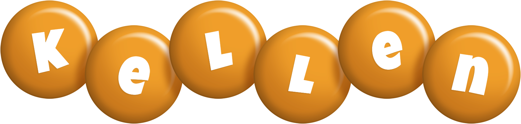Kellen candy-orange logo