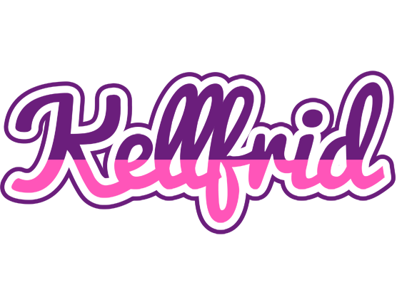 Kellfrid cheerful logo