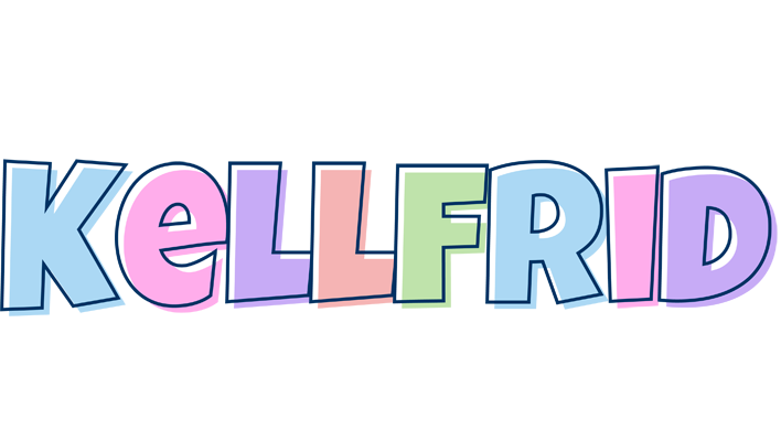 Kellfrid pastel logo