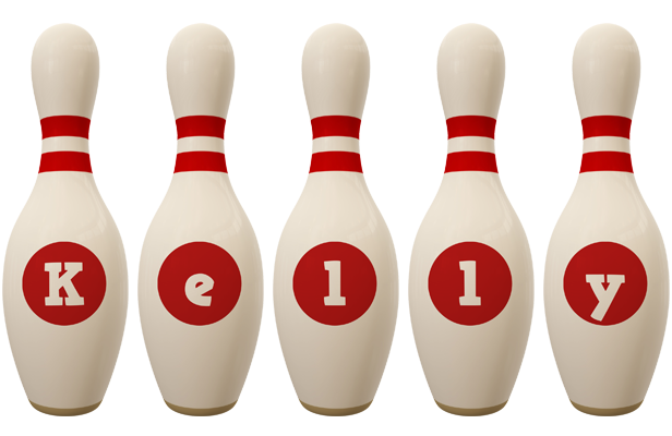 Kelly bowling-pin logo