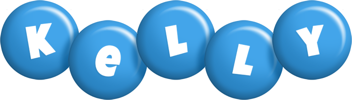Kelly candy-blue logo