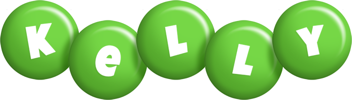 Kelly candy-green logo