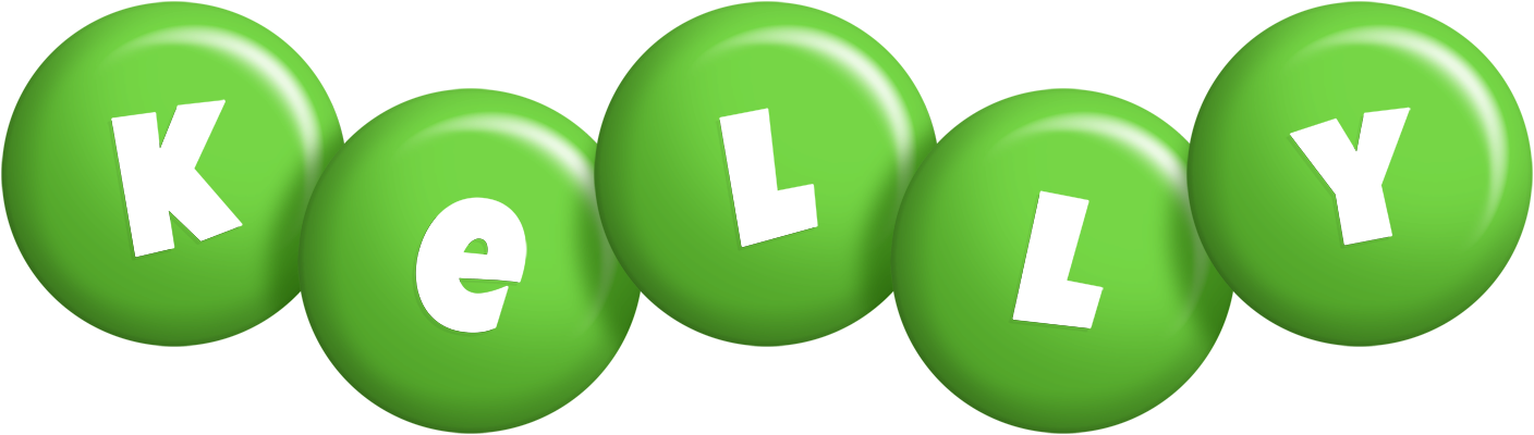 Kelly candy-green logo