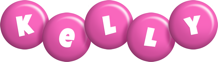 Kelly candy-pink logo