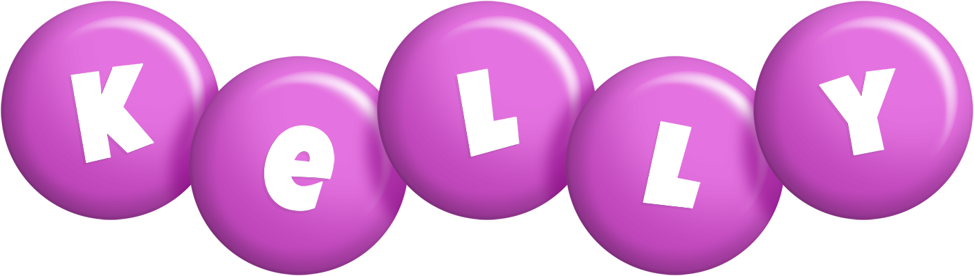 Kelly candy-purple logo