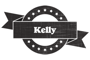 Kelly grunge logo