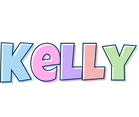 Kelly pastel logo