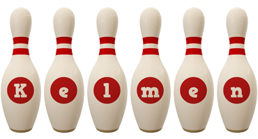 Kelmen bowling-pin logo