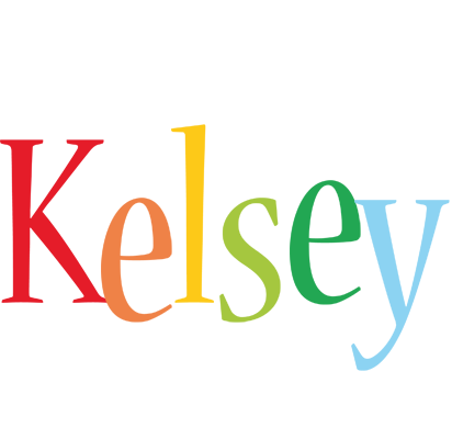 Kelsey birthday logo